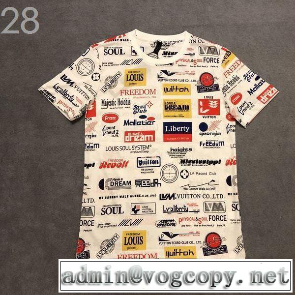 発表の新作モデル Tシャツ/半袖 2色可選 ルイ ヴィトン2019年夏の一押しファッションアイテム  LOUIS VUITTON
