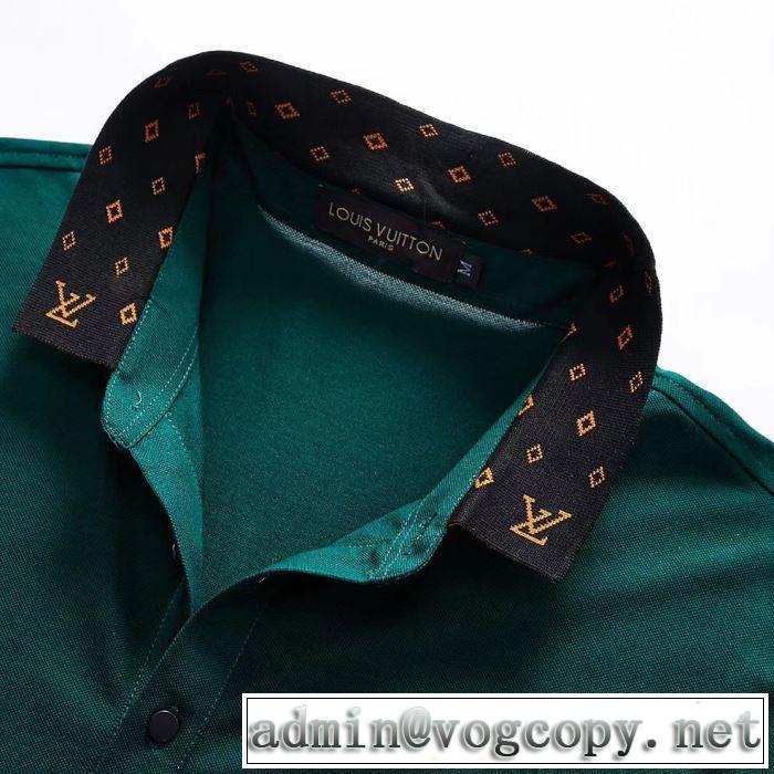 ルイ ヴィトン2019年夏の一押しファッションアイテム LOUIS VUITTON  Tシャツ/半袖  4色可選  特に夏は人気アイテム