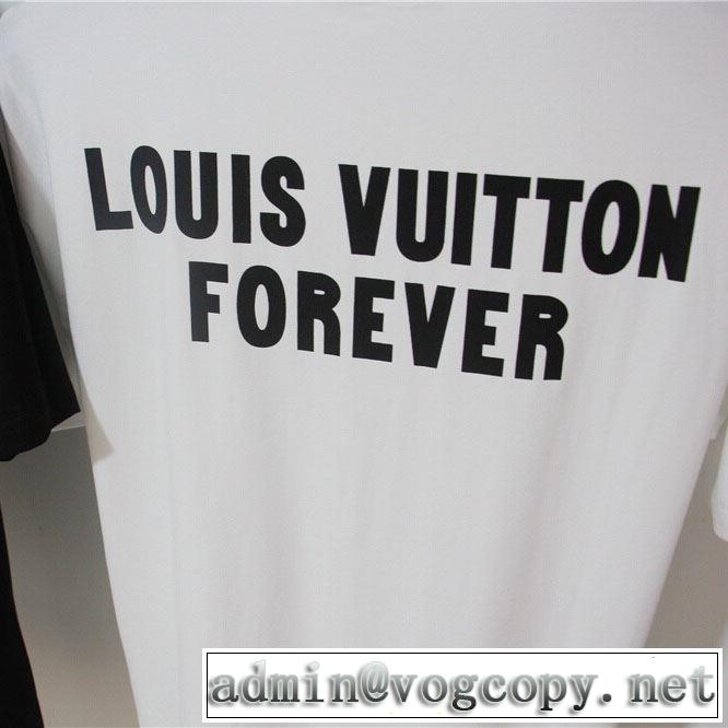 Tシャツ/半袖  2色可選  海外セレブは大人気 ルイ ヴィトン2019春夏人気トレンドアイテム  LOUIS VUITTON