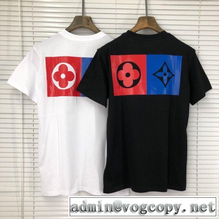 特に夏は人気アイテム ルイ ヴィトン  Tシャツ/半袖  2色可選  LOUIS VUITTONファッションにトレンド