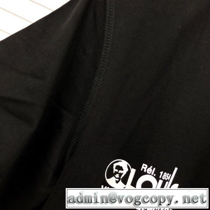 特に夏は人気アイテム ルイ ヴィトン  Tシャツ/半袖  2色可選  LOUIS VUITTONファッションにトレンド