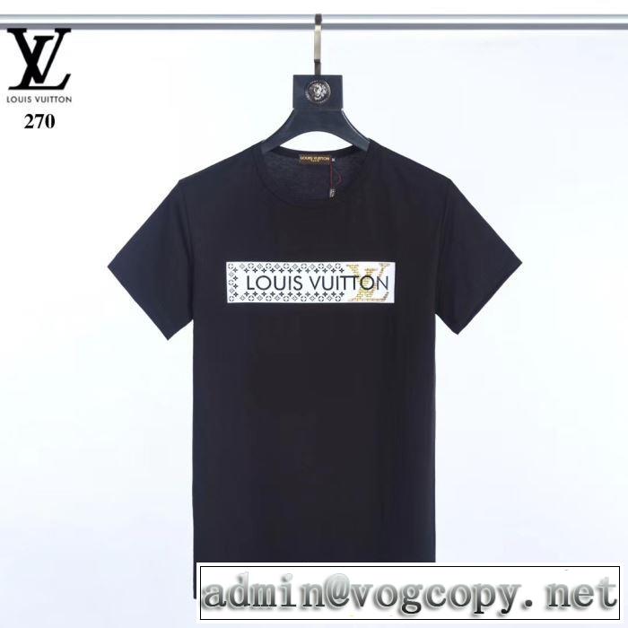 Tシャツ/半袖 特に夏は人気アイテム 3色可選 ルイ ヴィトン LOUIS VUITTON2019年夏の一押しファッションアイテム