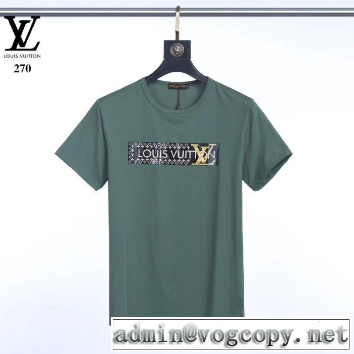 Tシャツ/半袖 特に夏は人気アイテム 3色可選 ルイ ヴィトン LOUIS VUITTON2019年夏の一押しファッションアイテム