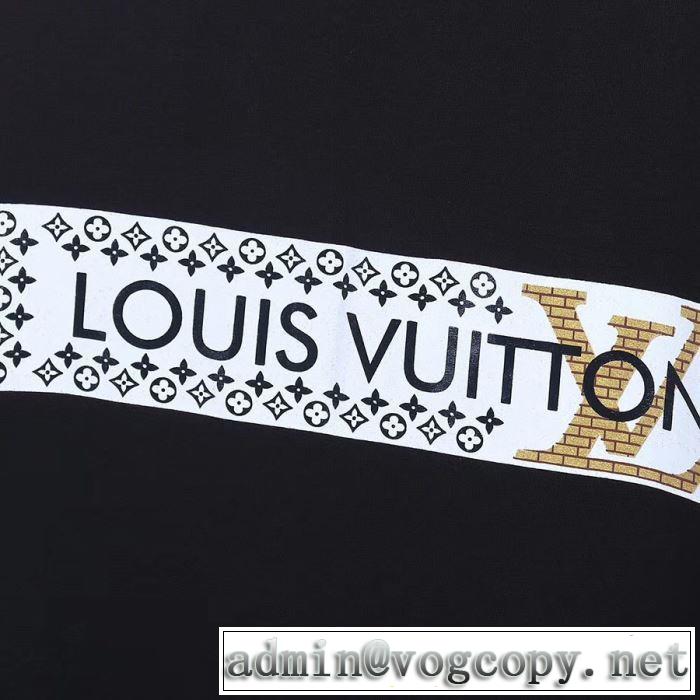 Tシャツ/半袖 特に夏は人気アイテム 3色可選 ルイ ヴィトン LOUIS VUITTON2019年夏の一押しファッションアイテム