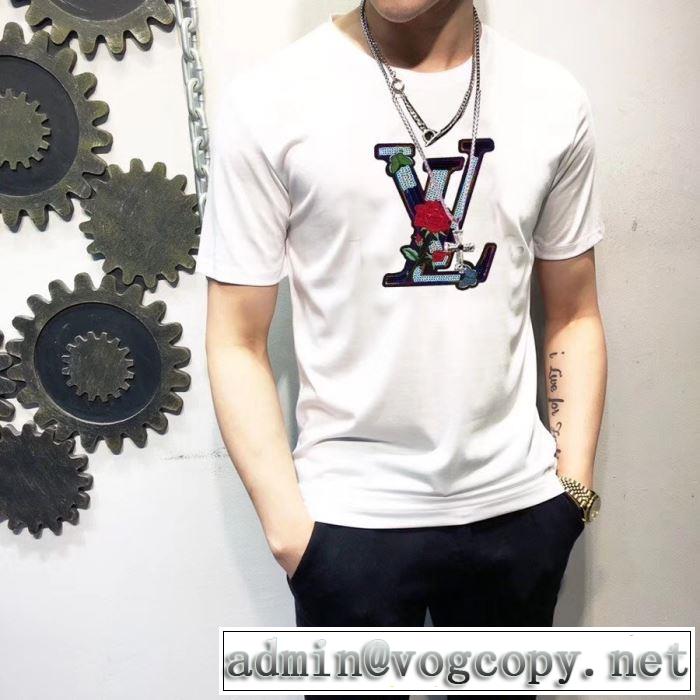 Tシャツ/半袖  2色可選 ルイ ヴィトン2019春夏は人気定番  LOUIS VUITTON さわやか夏スタイル新品
