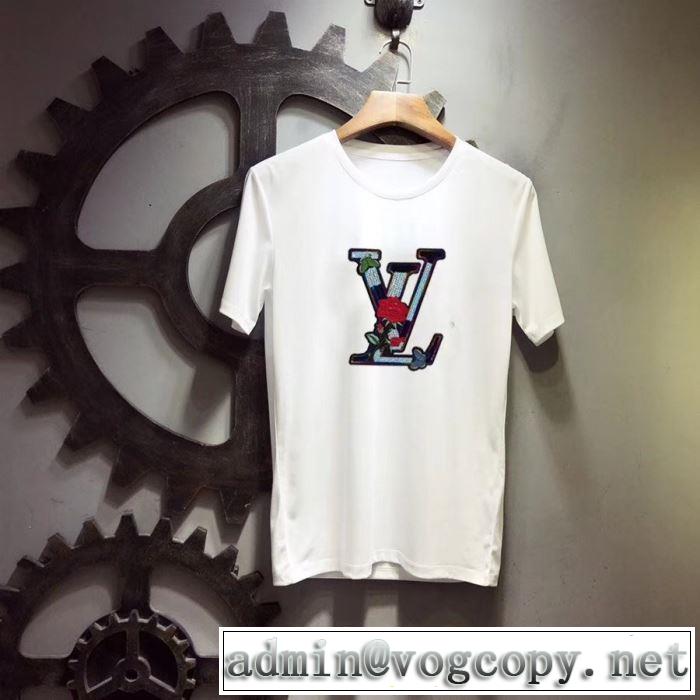Tシャツ/半袖  2色可選 ルイ ヴィトン2019春夏は人気定番  LOUIS VUITTON さわやか夏スタイル新品