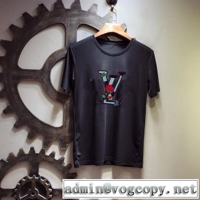 Tシャツ/半袖  2色可選 ルイ ヴィトン2019春夏は人気定番  LOUIS VUITTON さわやか夏スタイル新品