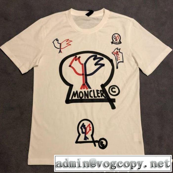 夏っぽさ新作アイテム MONCLER モンクレール 半袖Tシャツ 季節をまたい新作アイテム
