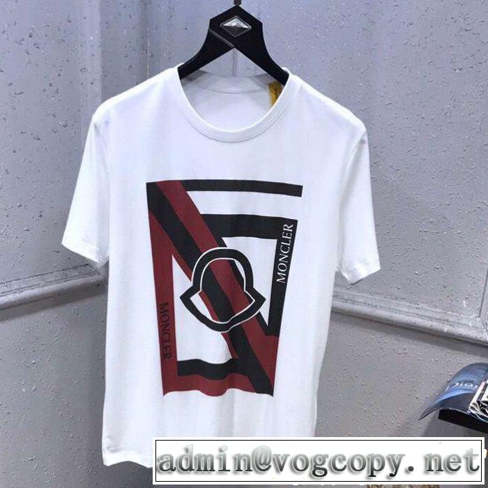 2019年の春夏に着たい 夏大人気のアイテム MONCLER モンクレール 半袖Tシャツ 2色可選