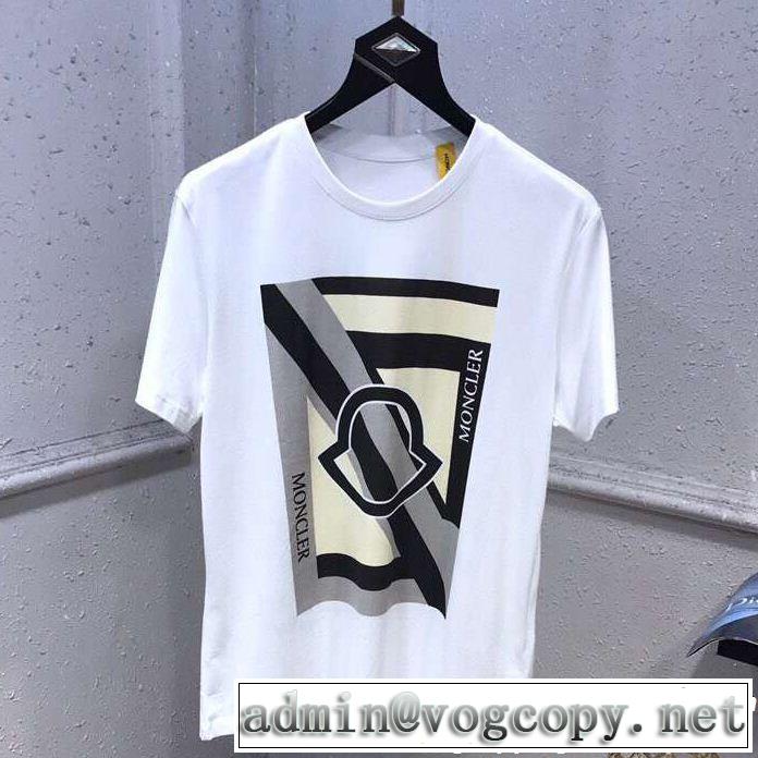 2019年の春夏に着たい 夏大人気のアイテム MONCLER モンクレール 半袖Tシャツ 2色可選