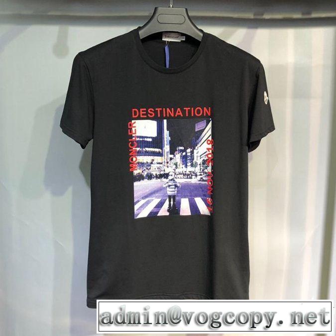 MONCLER モンクレール 半袖Tシャツ 2色可選 2019年の春夏に着たい 今旬のシルエットバランス