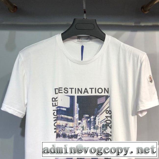 MONCLER モンクレール 半袖Tシャツ 2色可選 2019年の春夏に着たい 今旬のシルエットバランス