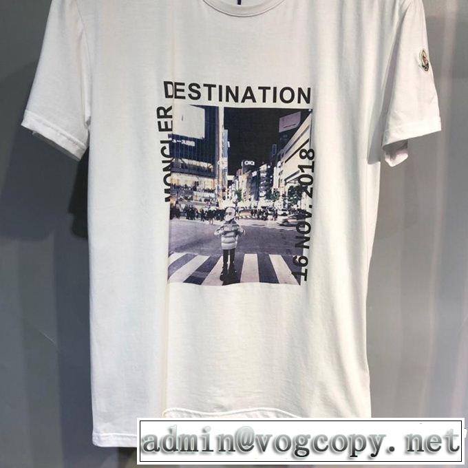 MONCLER モンクレール 半袖Tシャツ 2色可選 2019年の春夏に着たい 今旬のシルエットバランス