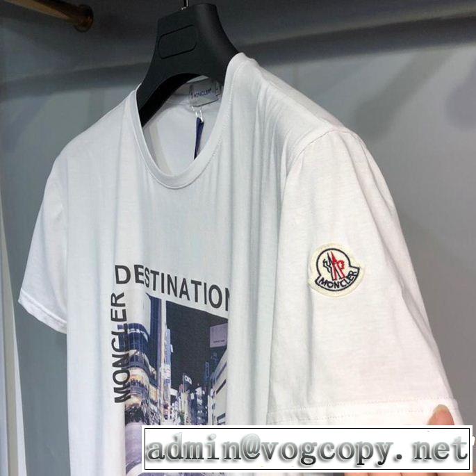 MONCLER モンクレール 半袖Tシャツ 2色可選 2019年の春夏に着たい 今旬のシルエットバランス