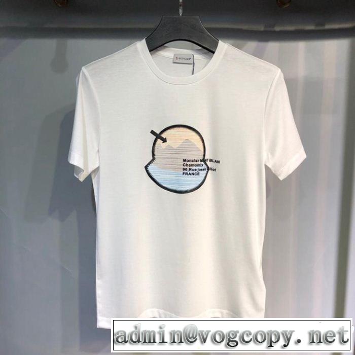 高級感が好評です MONCLER モンクレール 半袖Tシャツ 2色可選 2019春夏も引き続き人気セール