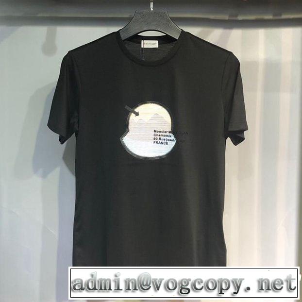 高級感が好評です MONCLER モンクレール 半袖Tシャツ 2色可選 2019春夏も引き続き人気セール