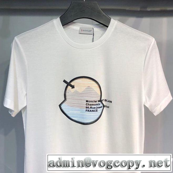 高級感が好評です MONCLER モンクレール 半袖Tシャツ 2色可選 2019春夏も引き続き人気セール