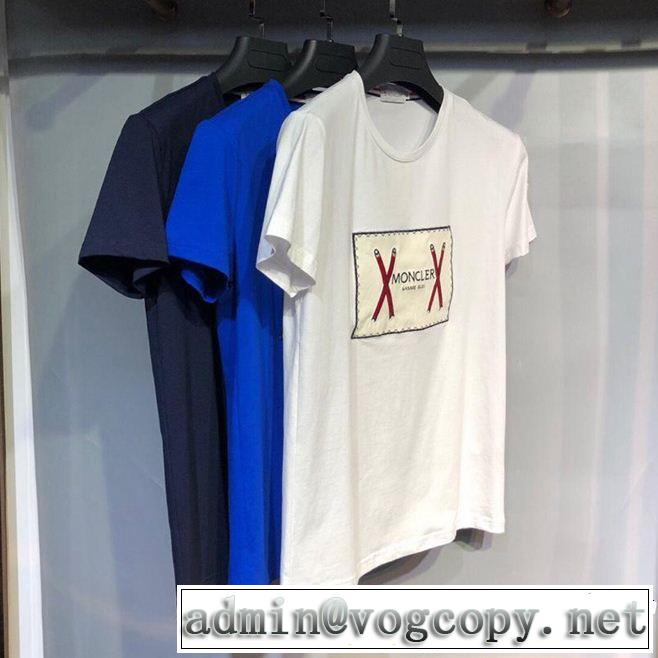 半袖Tシャツ 3色可選 2019SSのトレンド商品 MONCLER モンクレール 爽やかカジュアル人気