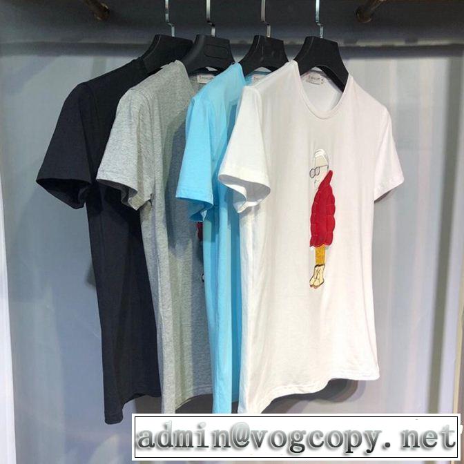 鮮度アップブランド最新 2019春夏トレンドアイテム  MONCLER モンクレール 半袖Tシャツ 4色可選