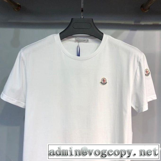 人気夏ファションおすすめ MONCLER モンクレール 半袖Tシャツ 4色可選 2019春夏は人気定番