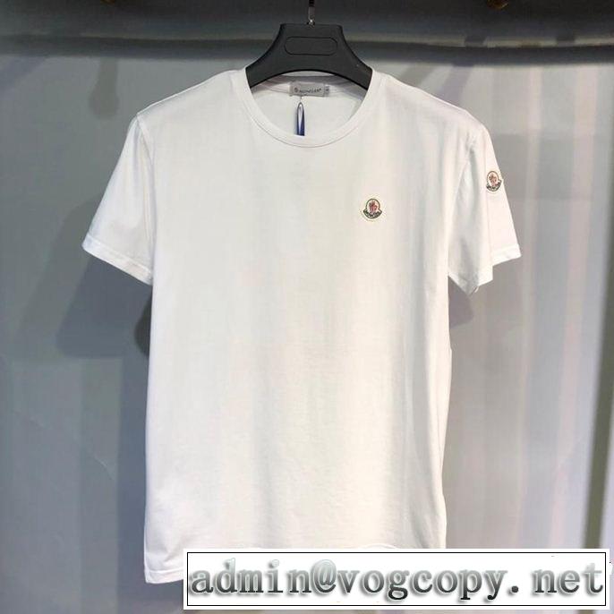 人気夏ファションおすすめ MONCLER モンクレール 半袖Tシャツ 4色可選 2019春夏は人気定番