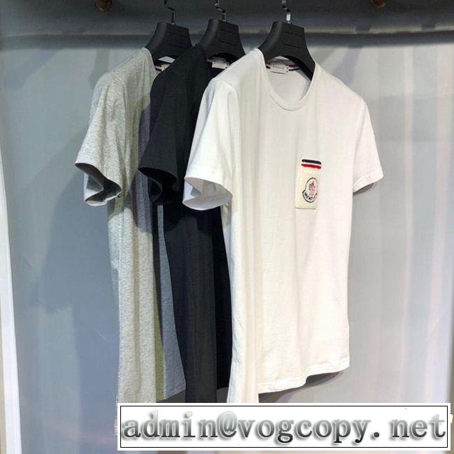 半袖Tシャツ 3色可選 ブランドの話題の新作も！ 2019年の春夏に着たい MONCLER モンクレール