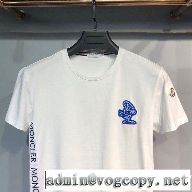 2019春夏は人気定番  MONCLER モンクレール 半袖Tシャツ 3色可選 人気ストリートブランド新品