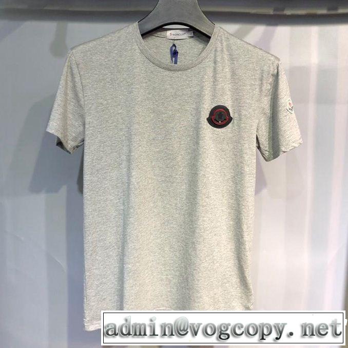 3色可選 派手にはなりすぎず 2019春夏トレンドアイテム MONCLER モンクレール 半袖Tシャツ