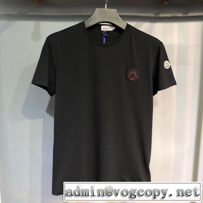 3色可選 派手にはなりすぎず 2019春夏トレンドアイテム MONCLER モンクレール 半袖Tシャツ