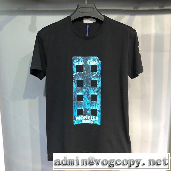 柔らかい印象に上質  MONCLER モンクレール 半袖Tシャツ 2色可選 大人カジュアル夏ファッション2019