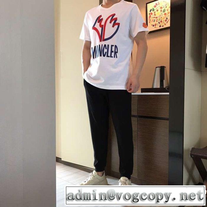 2019年の夏のマスト 春夏シンプルファッションでOK！  MONCLER モンクレール 半袖Tシャツ