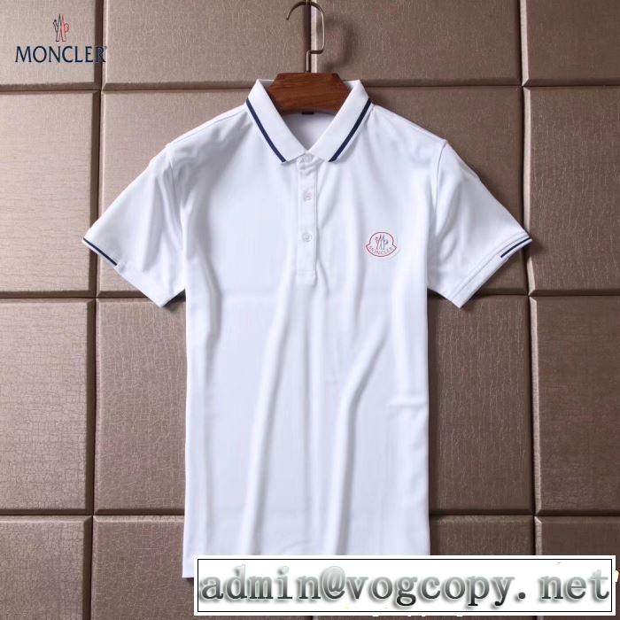 2019春夏トレンドアイテム Tシャツ/ティーシャツ 高級感が好評です モンクレール MONCLER 2色可選