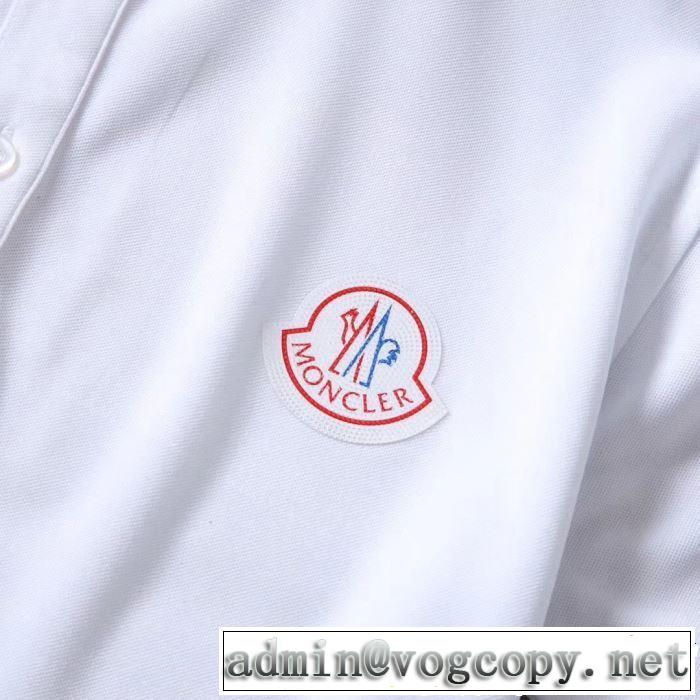 2019春夏トレンドアイテム Tシャツ/ティーシャツ 高級感が好評です モンクレール MONCLER 2色可選