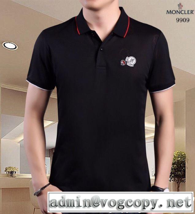  Tシャツ/ティーシャツ今年の夏は着こなし  モンクレール 2019春夏も引き続きトレンド MONCLER 2色可選 