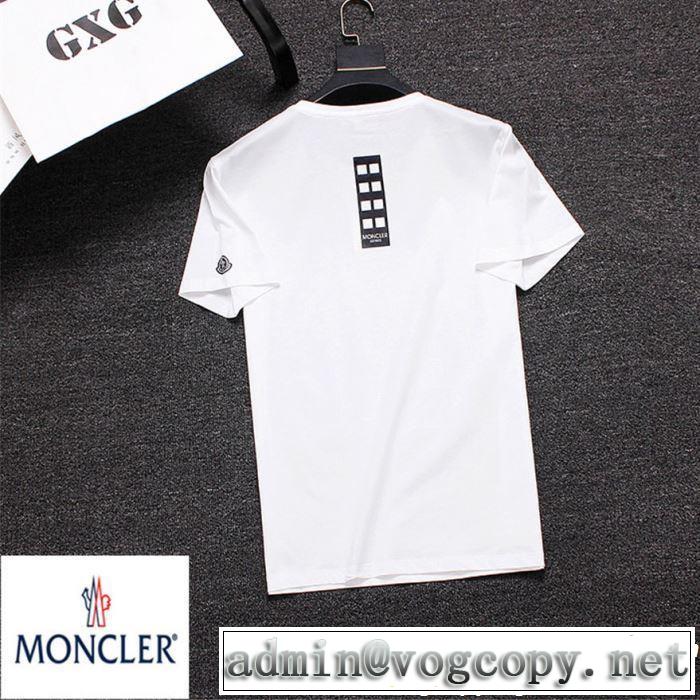 モンクレール MONCLER  透け感優しい Tシャツ/ティーシャツ カジュアルさ 2色可選 2019年の春夏に着たい