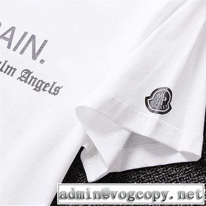 モンクレール MONCLER  透け感優しい Tシャツ/ティーシャツ カジュアルさ 2色可選 2019年の春夏に着たい