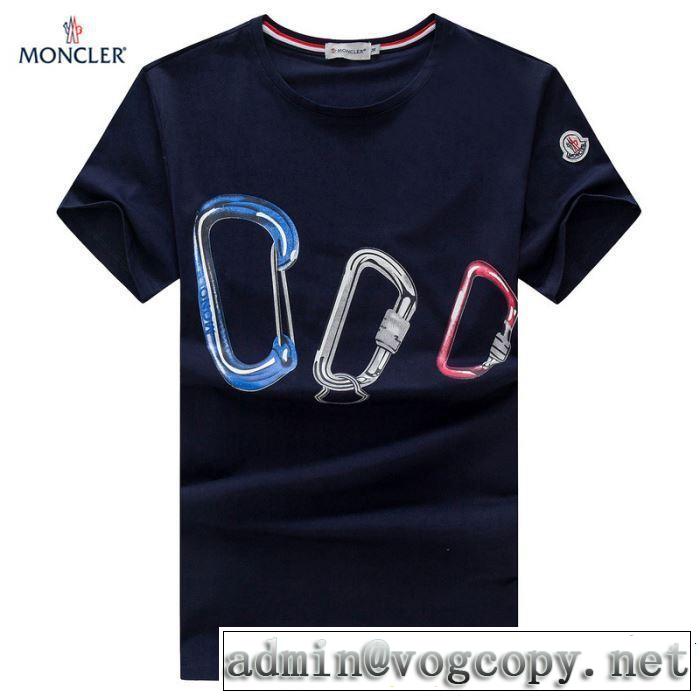 オシャレな印象に モンクレール MONCLER Tシャツ/ティーシャツ 4色可選 2019春夏トレンドアイテム