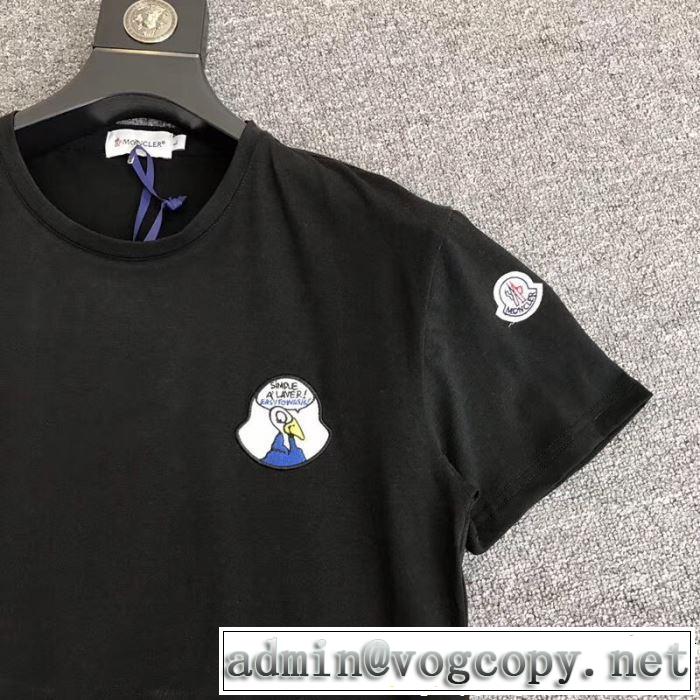 モンクレール MONCLER Tシャツ/ティーシャツ 3色可選 2019春夏のトレンド新商品 お洒落トレンド人気