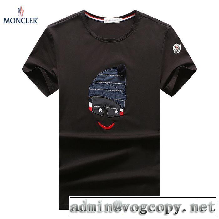3色可選 2019春夏も引き続きトレンド きれいめ派に上質 モンクレール MONCLER Tシャツ/ティーシャツ