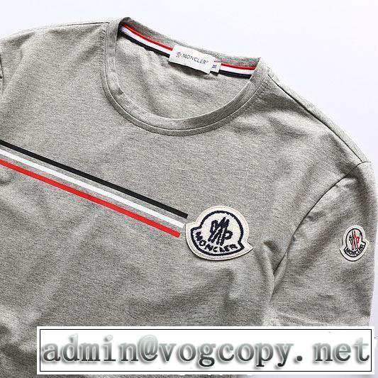 2019春夏も引き続き人気セール きれいめ上品に モンクレール MONCLER Tシャツ/ティーシャツ 3色可選