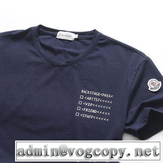 サラサラの着心地 モンクレール MONCLER Tシャツ/ティーシャツ 3色可選 2019春夏人気トレンドアイテム