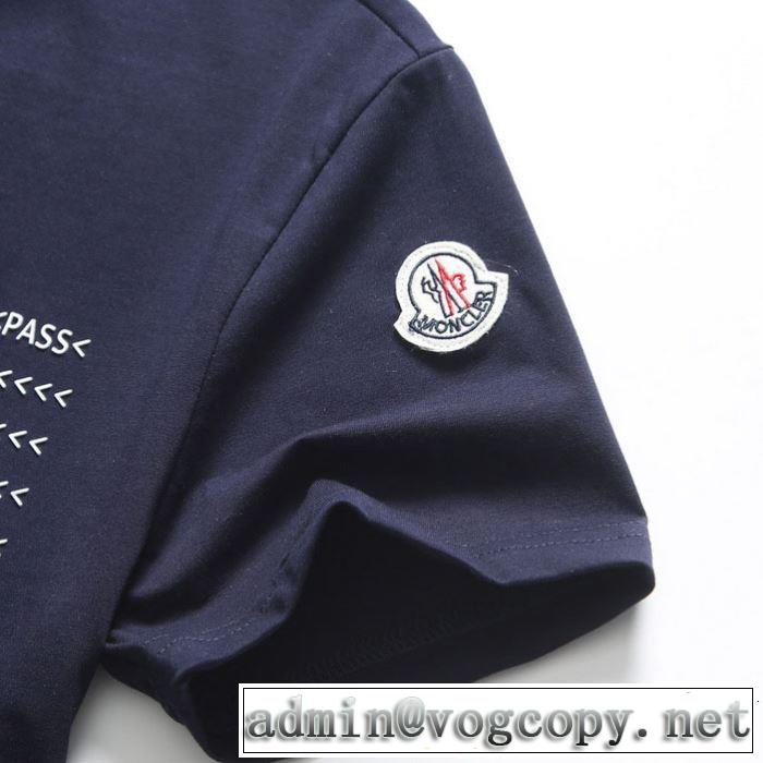 サラサラの着心地 モンクレール MONCLER Tシャツ/ティーシャツ 3色可選 2019春夏人気トレンドアイテム