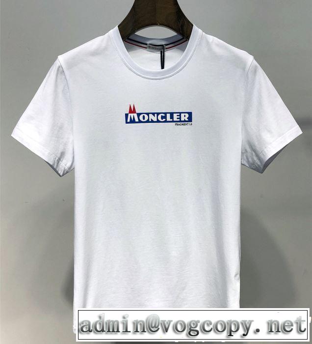 MONCLER Tシャツ/ティーシャツ 2色可選 2019年の夏のマスト おしゃれ上級者に挑戦 モンクレール