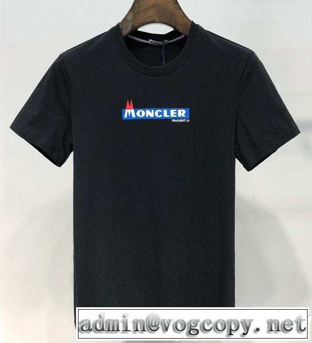 MONCLER Tシャツ/ティーシャツ 2色可選 2019年の夏のマスト おしゃれ上級者に挑戦 モンクレール