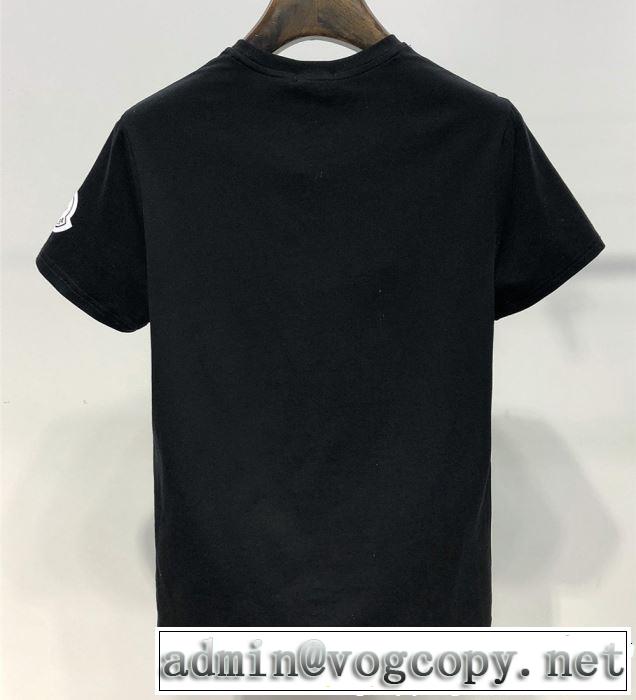 Tシャツ/ティーシャツ 2色可選 2019年春夏シーズンの人気 きちんと感が抜群 モンクレール MONCLER