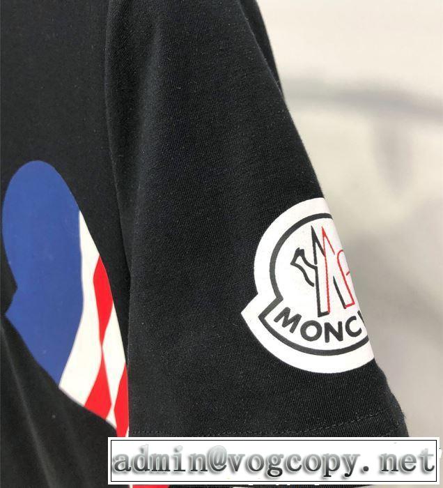 Tシャツ/ティーシャツ 2色可選 2019年春夏シーズンの人気 きちんと感が抜群 モンクレール MONCLER