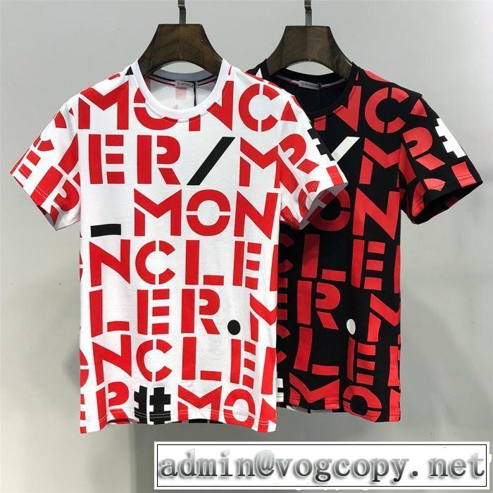 2019年春夏流行ファッション キレイめ感が強い モンクレール MONCLER Tシャツ/ティーシャツ 2色可選