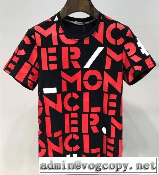 2019年春夏流行ファッション キレイめ感が強い モンクレール MONCLER Tシャツ/ティーシャツ 2色可選