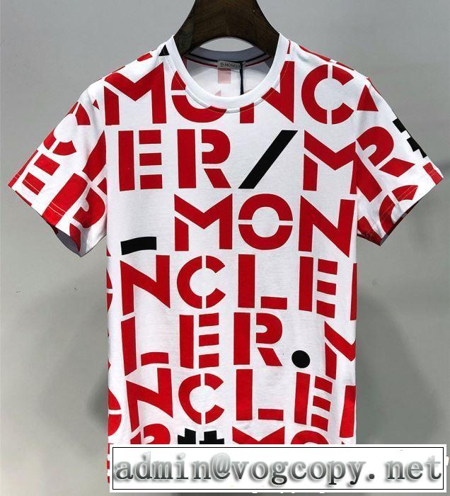 2019年春夏流行ファッション キレイめ感が強い モンクレール MONCLER Tシャツ/ティーシャツ 2色可選