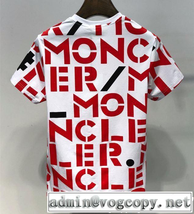 2019年春夏流行ファッション キレイめ感が強い モンクレール MONCLER Tシャツ/ティーシャツ 2色可選